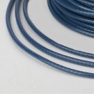 Waxed,synthetic,cords,2mm,blue