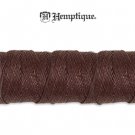 Hemp cord, 0.5mm, brown