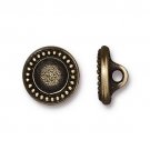 tierracast,button,antique,bronze