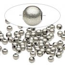metall,pärlor,silverpläterade,4mm
