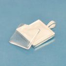 Clear, domed glass tile for image jewelry, 20x20x5mm, 22pcs