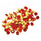 Glass rhinestone, 3mm, chaton, red, 20g- approx. 900-1100pcs