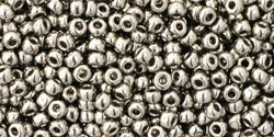 TOHO seed beads, storlek 8/0 (3.1mm), Nickel, 10g