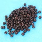 Wooden beads, 3x4mm rondelles, brown, 500-550st