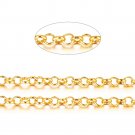chain,rola,gold,plated