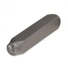 Design stamp punch, tempered steel, 5x6mm dove, 1pc