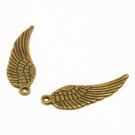 charm,pendant,feather,bronze,antique
