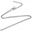neckless,silver, stainless,steel