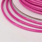 Vaxed nylon cord, 2mm, pink, 3m