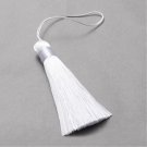 Tassels for malas, yoga jewelry and rosaries, white