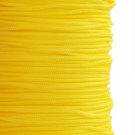 Imitation silk cord, 1mm, yellow, 5m