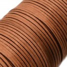 3mm faux suede cord, brown