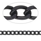 Aluminum chain, black