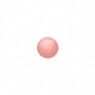 Cabochon, tonad korall, rosa, 10mm rund, 1st