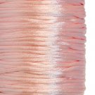 Satin cord, rattail, 2mm, light pink, 5m