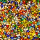 Mixed seed beads, 3mm