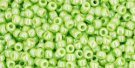TOHO seed beads, storlek 11/0 (2.2mm), Opaque-Lustered Sour Apple, 10g