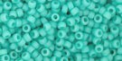 TOHO seed beads, storlek 11/0 (2.2mm), Opaque-Frosted Turquoise, 10g