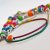 Colourful necklace with wooden beads and charms