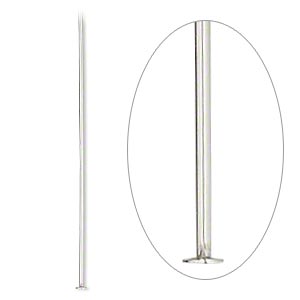 Stainless steel headpins, 5cm long></a></div><div class=