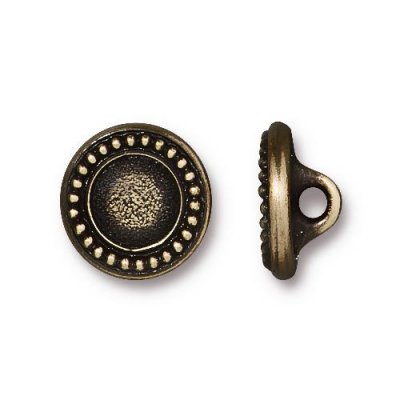 tierracast,antik,brons,knapp,ss34