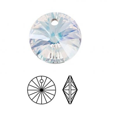 preciosa,MC pendant,rivoli,14mm,crystal