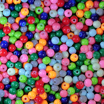Bead mix, 4-5mm round glass beads></a></div><div class=