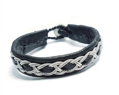 DIY-Saami inspired pewter thread bracelet, including materials, 1pc></a></div><div class=