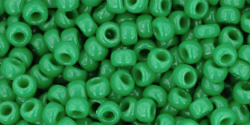 TOHO seed beads, storlek 8/0 (3.1mm), Opaque Shamrock, 10g