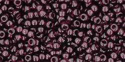TOHO seed beads, storlek 11/0 (2.2mm), Transparent Amethyst, 10g